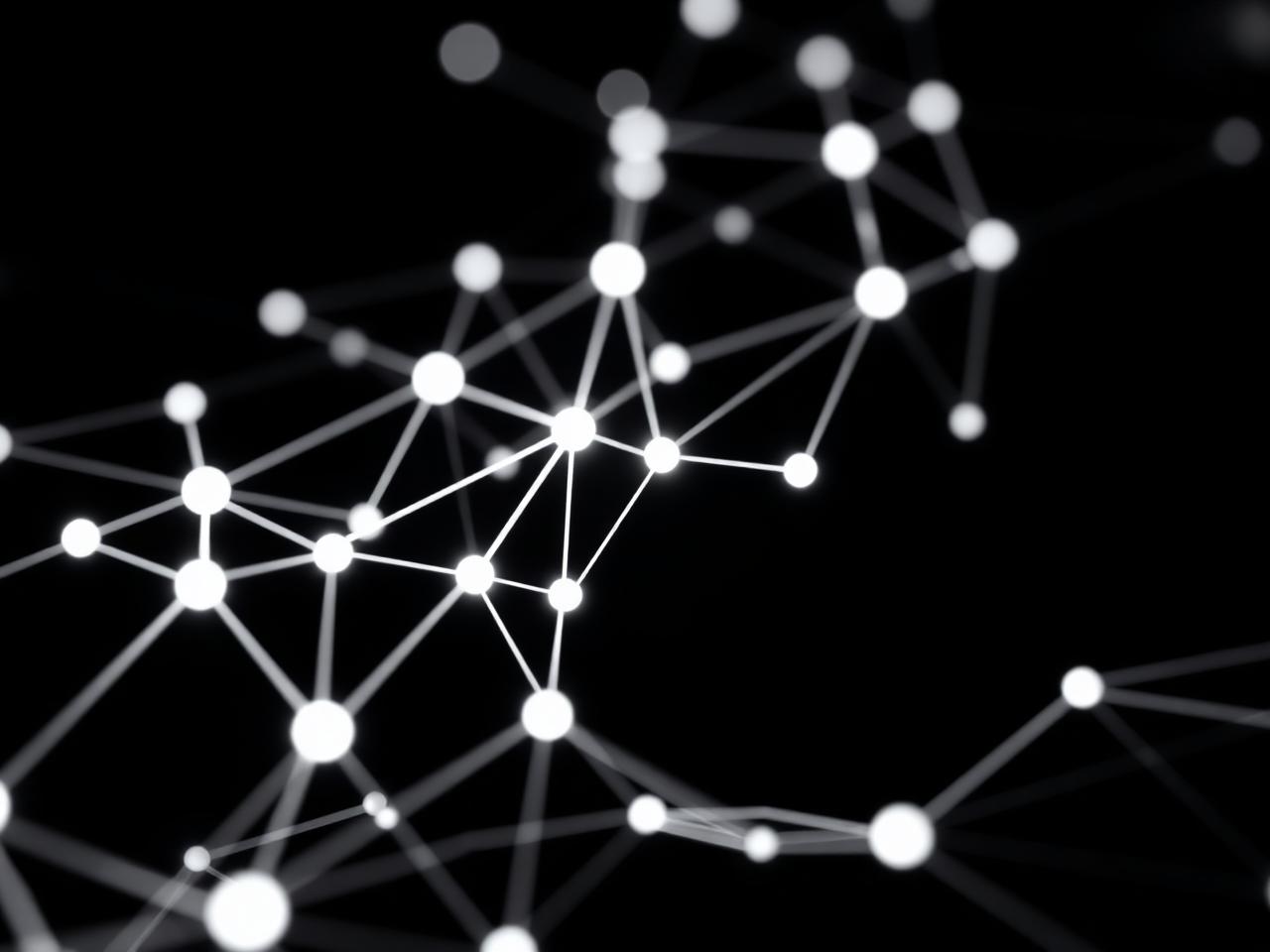 Connected data network visualizing intelligent marketing systems